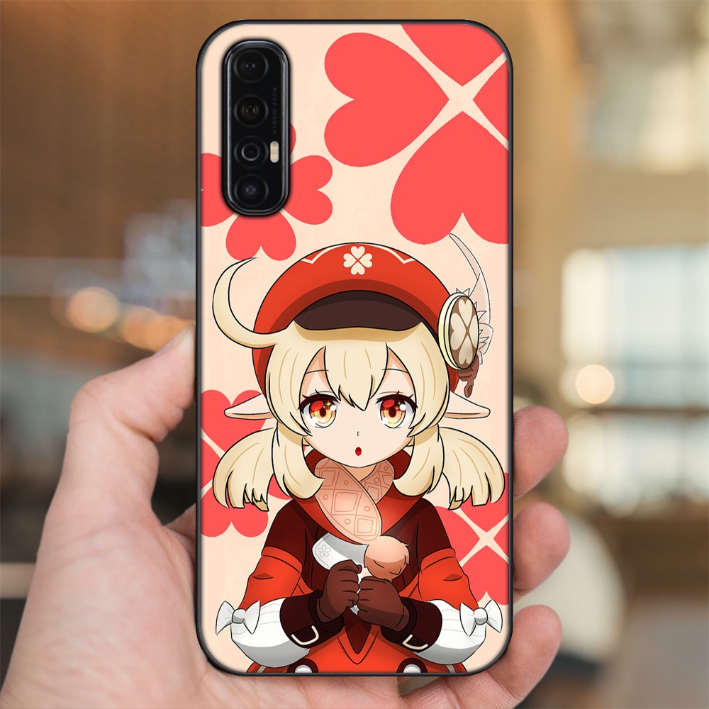 Ốp lưng Oppo Reno 3 Pro viền đen in hình Klee Genshin Impact
