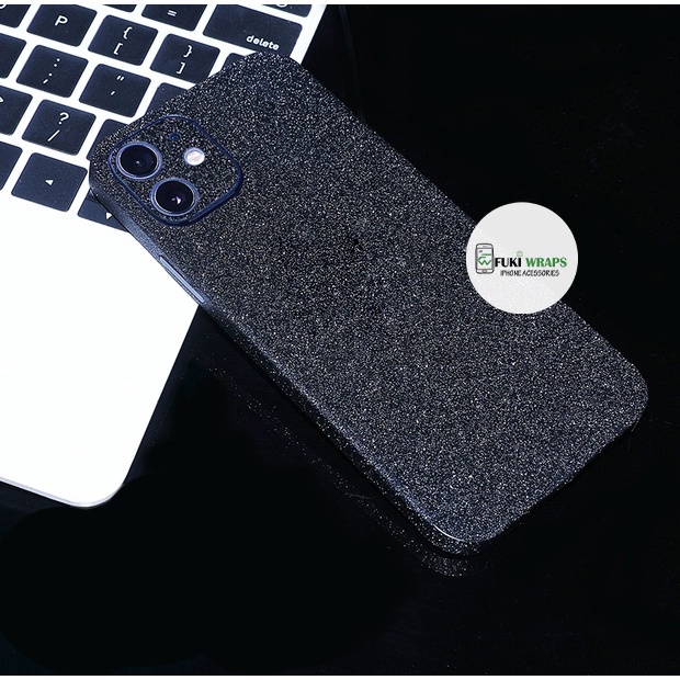 Tấm dán skin FULL Màu Black Diamond Matte Dành cho 14promax, 13prm , 12prm , 11prm , ip11 , ip12 , ip13  - FukiShop