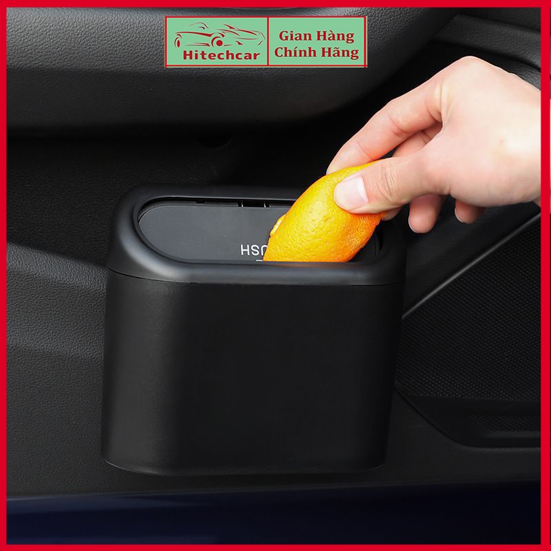 Thùng Đựng Rác Cho Ô Tô Cực Tiện Lợi Giá Siêu Rẻ Nhiều Màu Sắc - Thùng Rác Nhựa Mini Thông Minh Có Nắp Đậy Cho Xe Hơi
