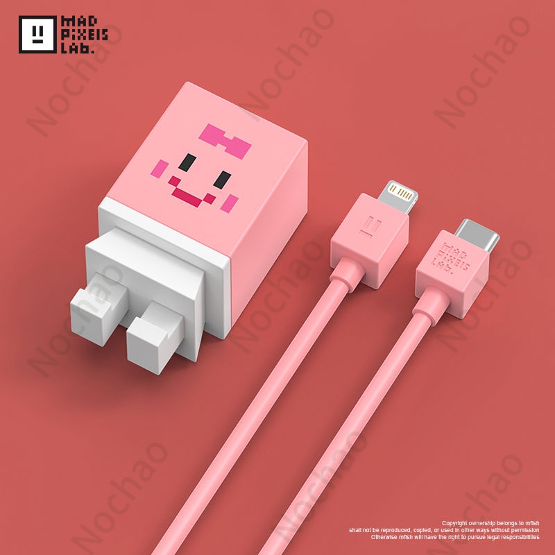 Cục Sạc Nhanh 20W Dễ Thương Sáng Tạo Phù Hợp Với Điện Thoại iPhone12pro13