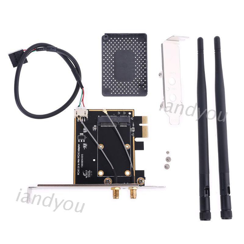 Card Wifi Chuyển Đổi Pci-E 1x Sang Mini Pci Express 1x Hỗ Trợ Bluetooth | BigBuy360 - bigbuy360.vn