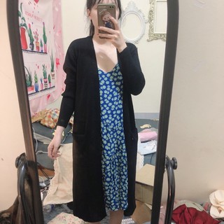 (có sẵn)Áo khoác Cadigan dáng dài