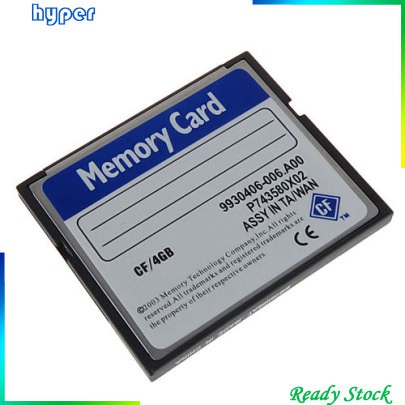 Thẻ nhớ kỹ thuật số CF cho máy ảnh Điện thoại di động GPS MP3 và PDAS 4GB
