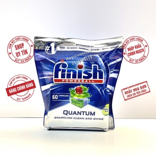 (LOẠI SIÊU SẠCH) Viên rửa bát Finish Quantum Max nhập khẩu Đức