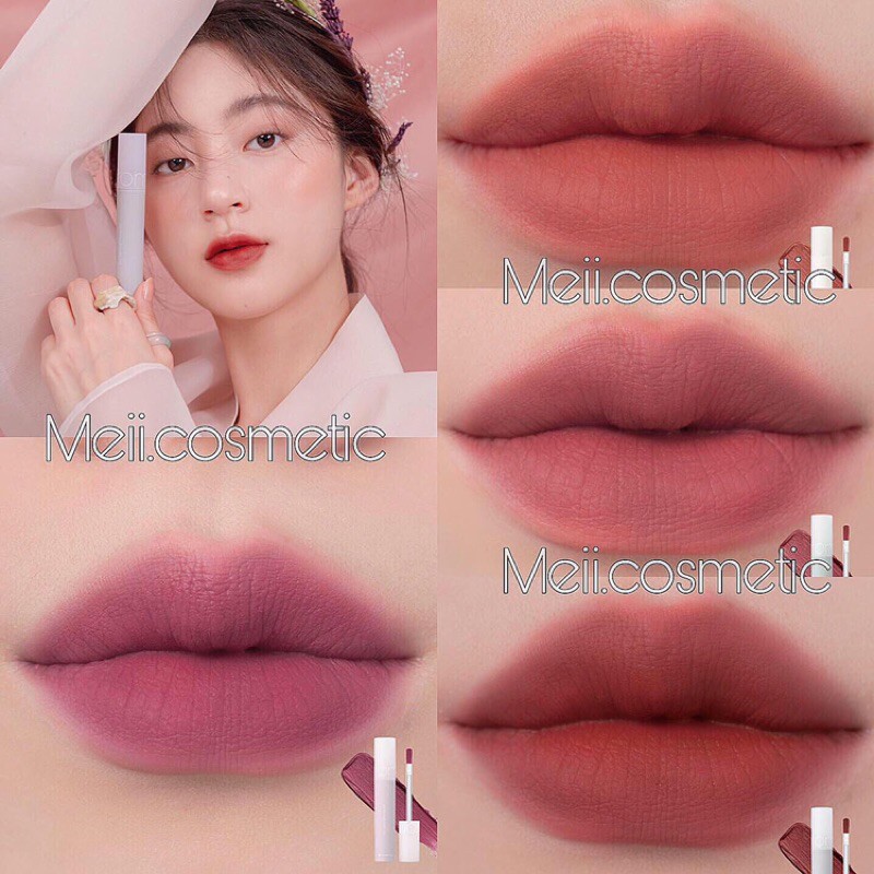 ( SẴN) Son rom&nd SEE-THROUGH MATTE TINT BE ORGINAL HANBOK