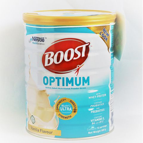 Sữa Boost Optimum 800g- Dinh dưỡng cho người cao tuổi, sau phẫu thuật