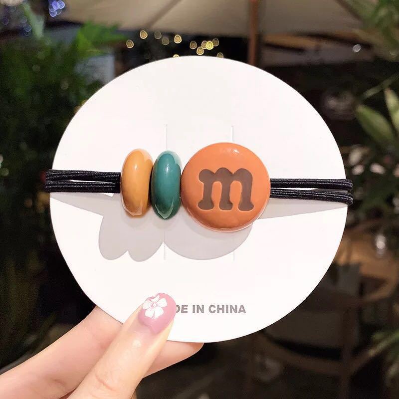 Cột tóc co giãn socola mm dễ thương hottrend tiện lợi giao màu ngẫu nhiên