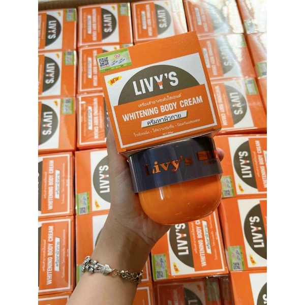 Kem body livy cam mẫu mới