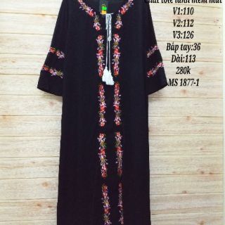 ĐẦM MAXI THÊU HOA