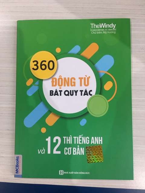 Sách - (Khổ To) 360 Động Từ Bất Quy Tắc và 12 Thì Cơ Bản Trong Tiếng Anh