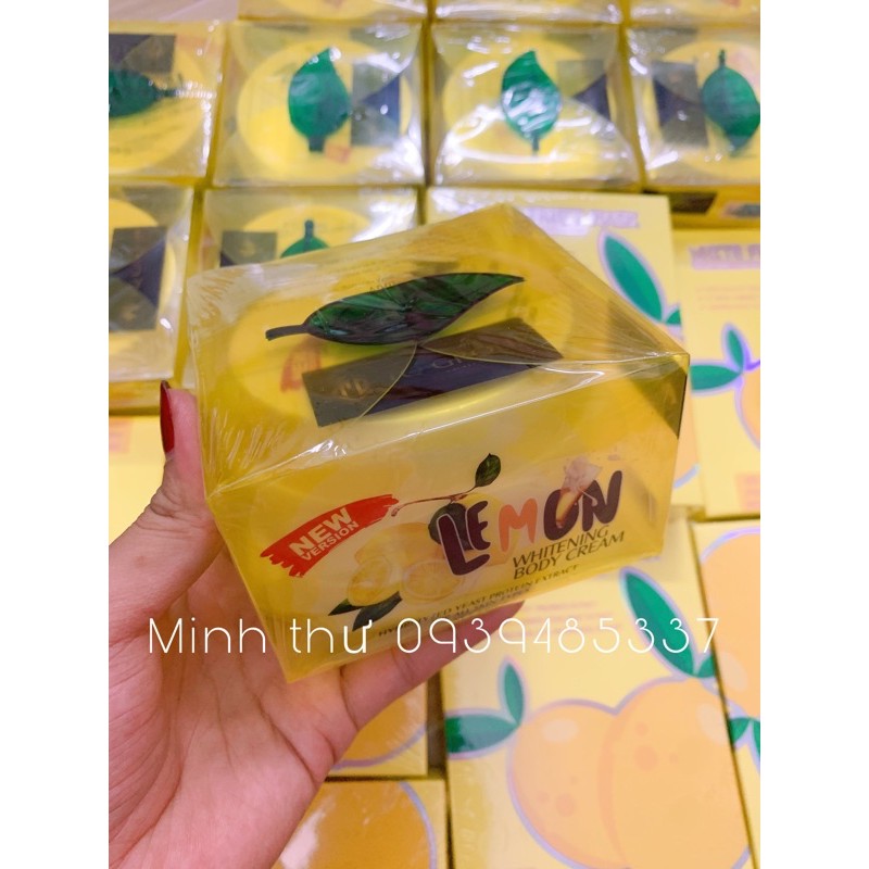 Body lemon mẫu mới có tem cào