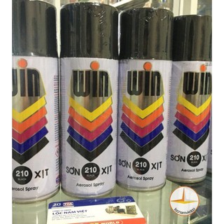 sơn xịt WIN màu(bạc,xanh,đỏ,trắng,đen,...)