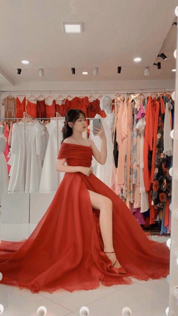 Đầm công chúa xoè phồng cực xinh ( mua 1 mặc 3 kiều )ảnh và video shop tự quay 1000%