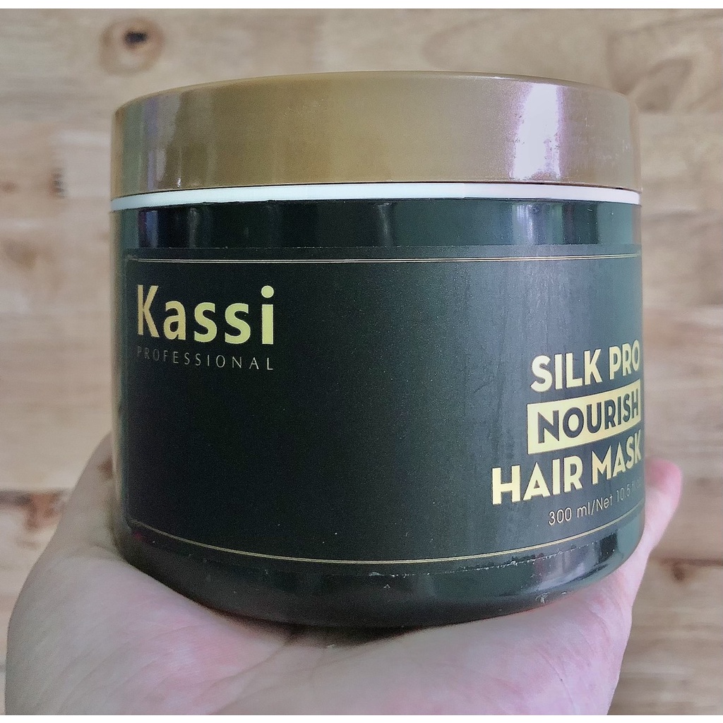 Hấp dầu Kassi Silk Pro Nourish Siêu Mềm Mượt 300ml / Ủ Tóc Kassi