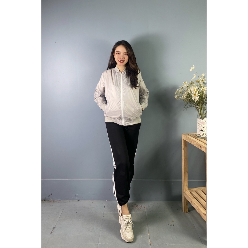 XẢ KHO - ÁO GIÓ BOMBER NỮ 2 LỚP
