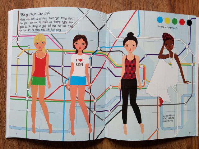 Sách - Dán Hình Sáng Tạo Trang Phục Búp Bê - Bộ Sưu Tập Thời Trang London | BigBuy360 - bigbuy360.vn