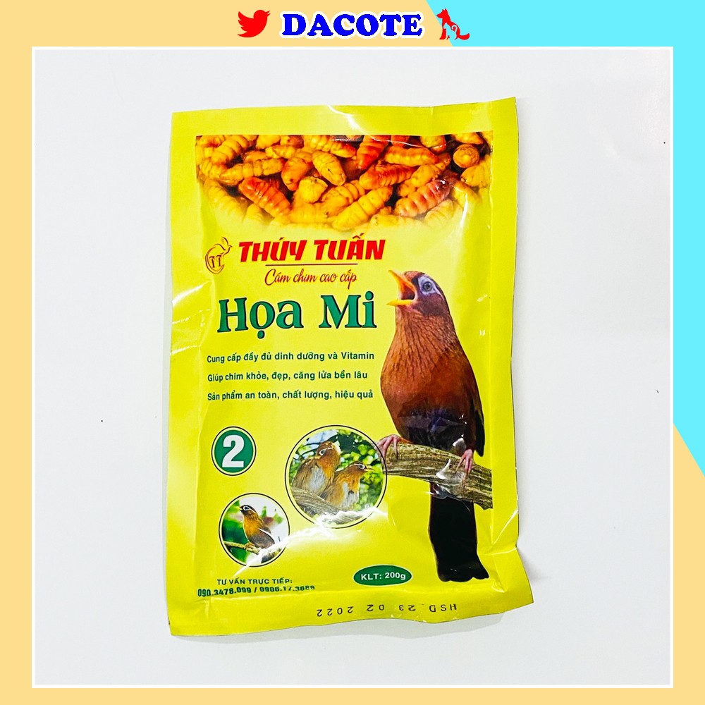 Cám chim họa mi Thúy Tuấn số 2 cao cấp 200gram - Cám chim mi Thúy Tuấn cao cấp giá rẻ