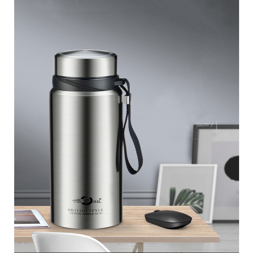 Bình Giữ Nhiệt Bình Nước Dung Tích Lớn Inox304 có màn hình hiển thị nhiệt độ BTC04