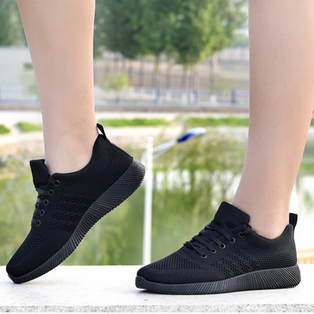 Giày Thể Thao Nữ, Giày sneaker Blackfull363 Đen-Thái