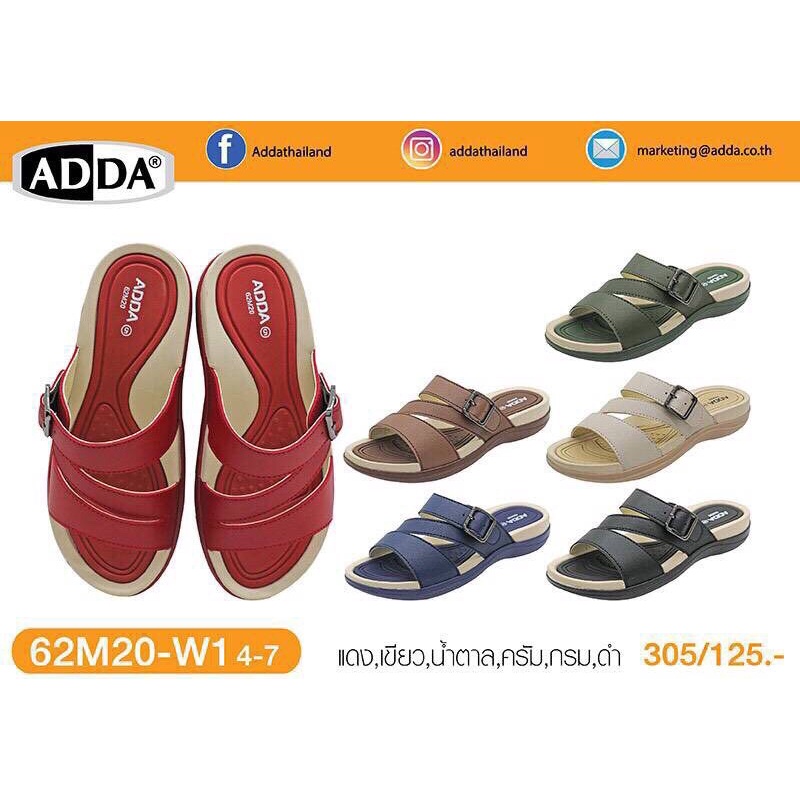 Dép Nữ adda 62m12/62m20 ThaiLan chính hãng