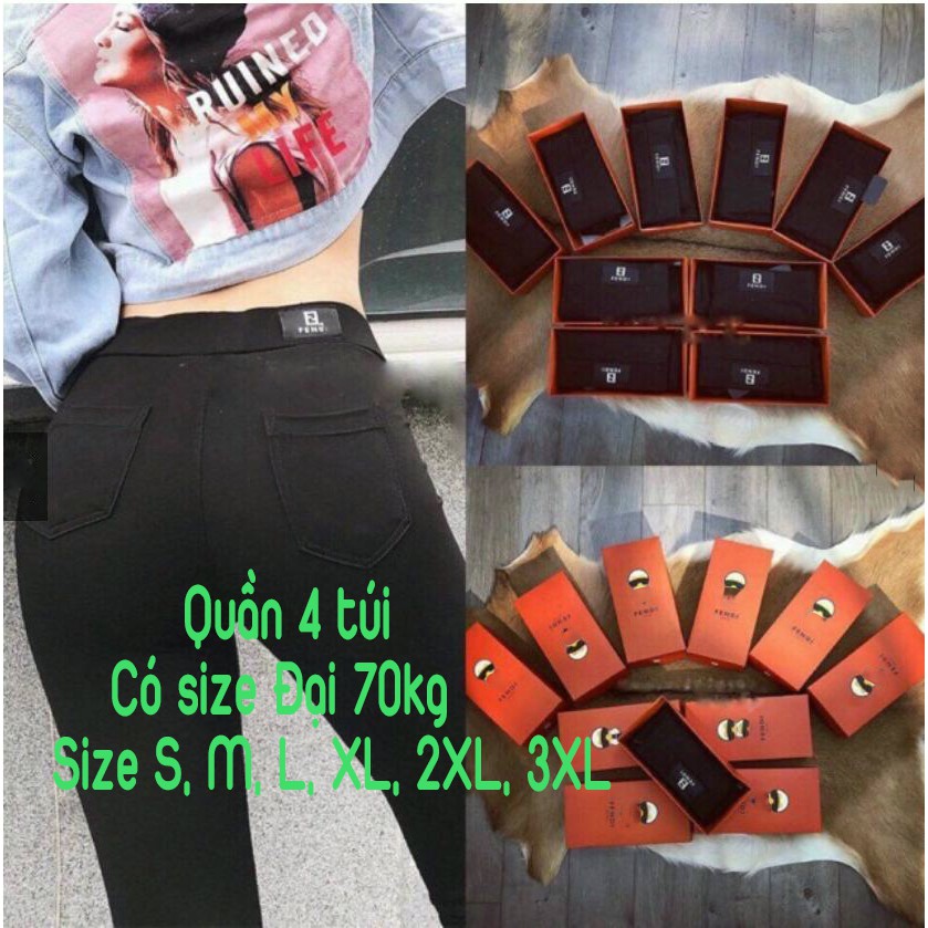 Quần Legging Fen-dy Cao Cấp 4 Túi Full Box | WebRaoVat - webraovat.net.vn