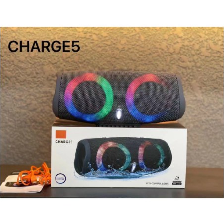 Loa Bluetooth Mini Charge 5 Công Suất 15w Nghe Nhạc Cực Đỉnh Đèn LED Thời Thượng- BẢO HÀNH ĐỔI MỚI