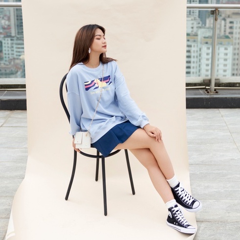 Áo Nỉ dài tay cổ tròn Live Méo Shop | BigBuy360 - bigbuy360.vn