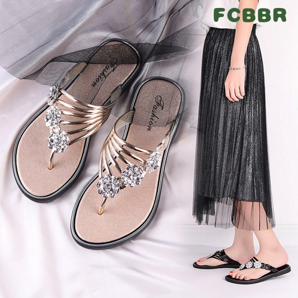 Dép Xỏ Ngón Đế Bằng Siêu Nhẹ Thời Trang Mùa Hè 2023 Cho Nữ