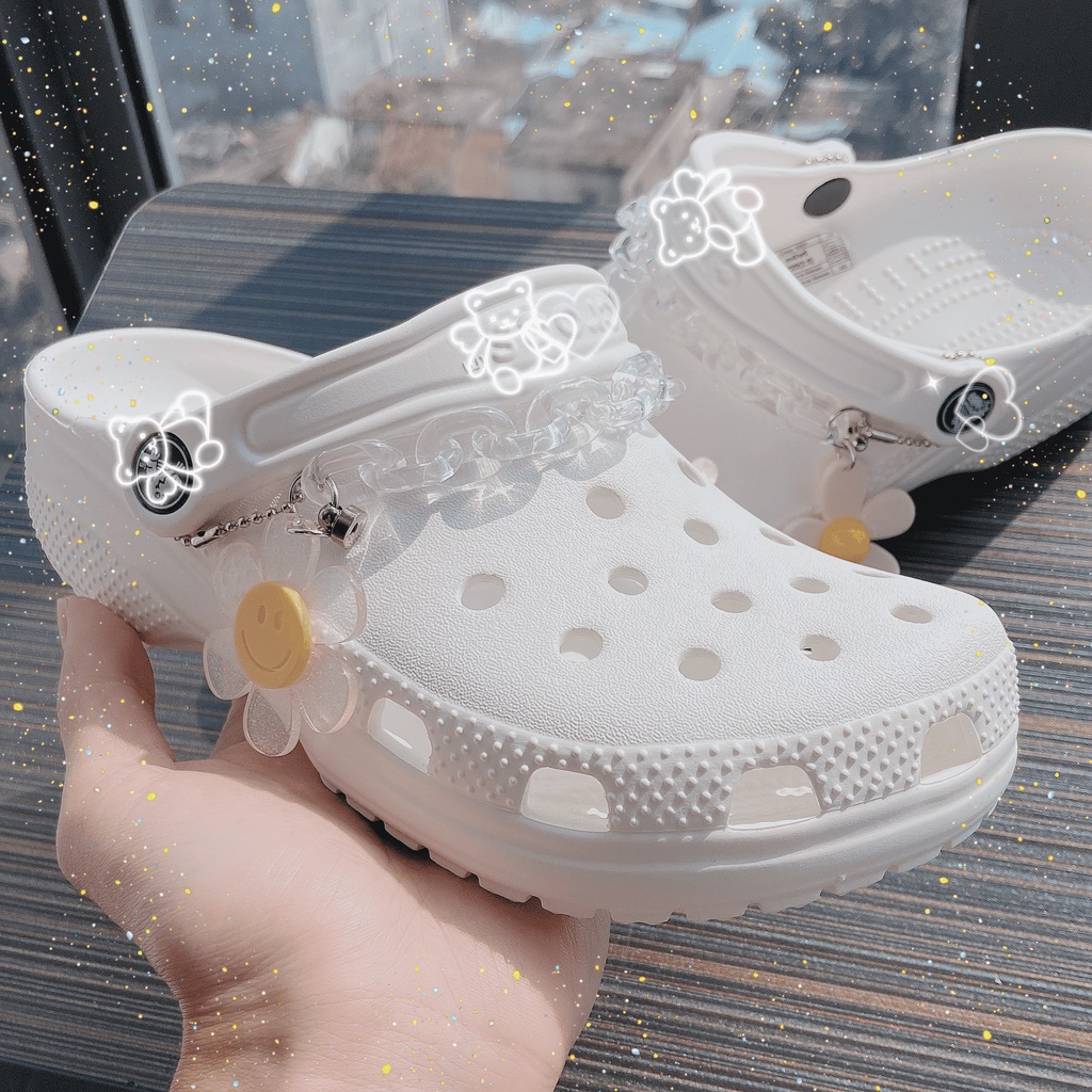 Charms Giày Crocs Jibitz INS DIY Dễ Thương Có Khóa Cài Làm Quà Tặng Cho Trẻ Em / Nam / Bạn Bè / Tiệc Tùng