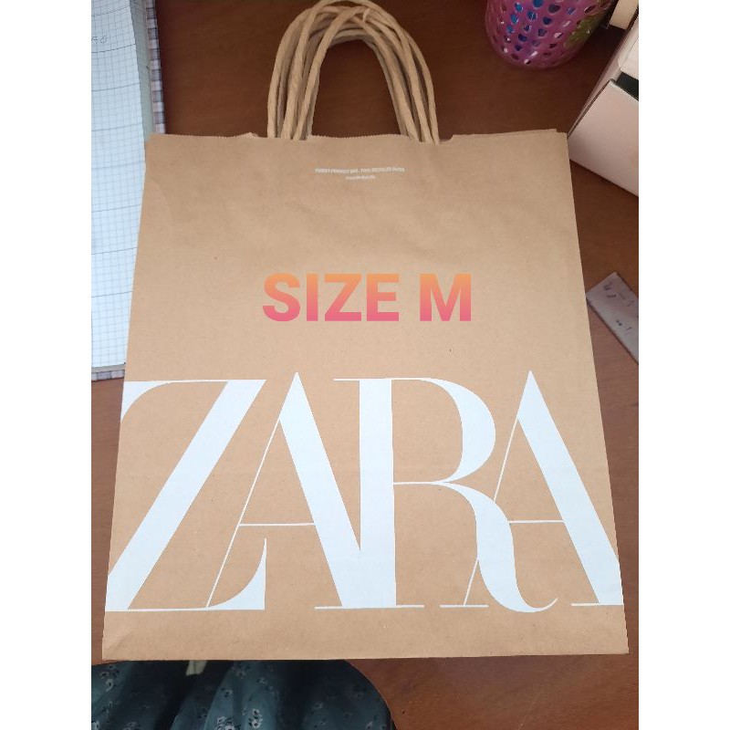 Túi giấy Zara chính hãng size S  và XL