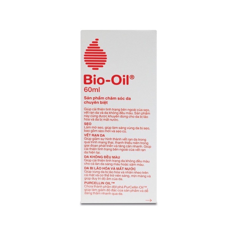 Bio-Oil Giảm rạn da và làm mờ sẹo 25ml/60ml/125ml