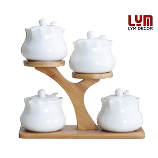 Bộ đựng gia vị hình cây