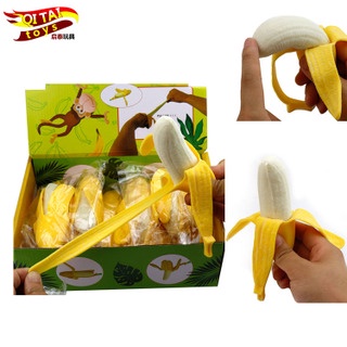 FREESHIP ĐƠN 50K_ Squishy Chuối Vàng Dai Bóc Vỏ Bóp Xả Stress Như Thật uy tín