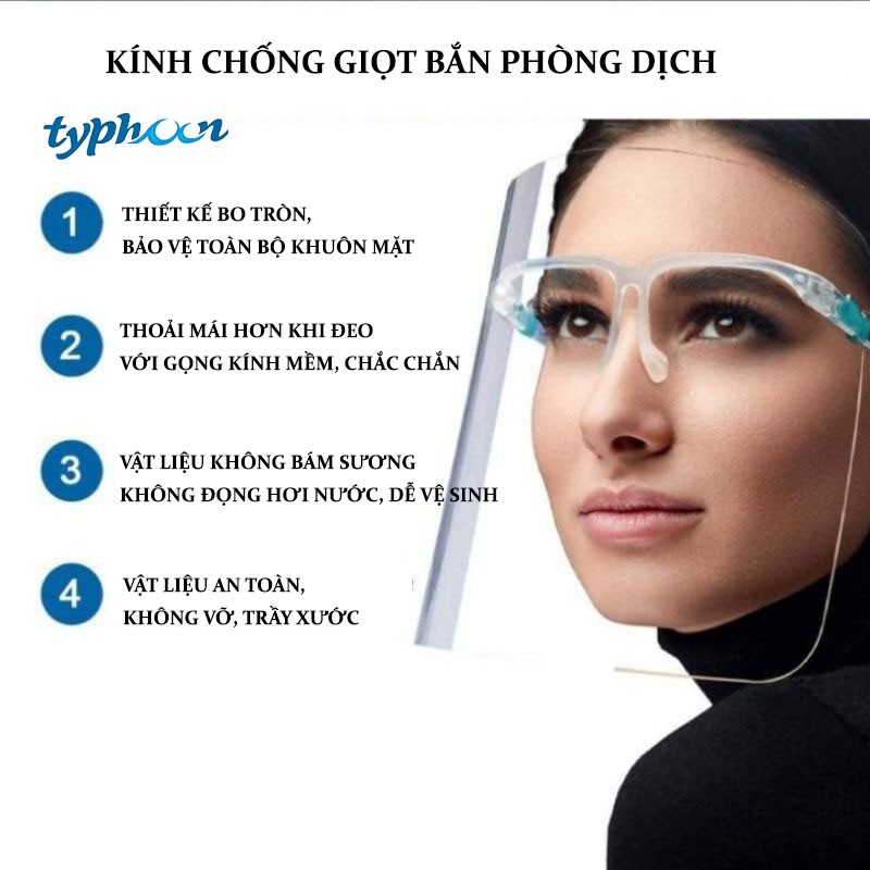 Kính Chống Giọt Bắn, Mặt Nạ Chống Giọt Bắn Face Shiel FS