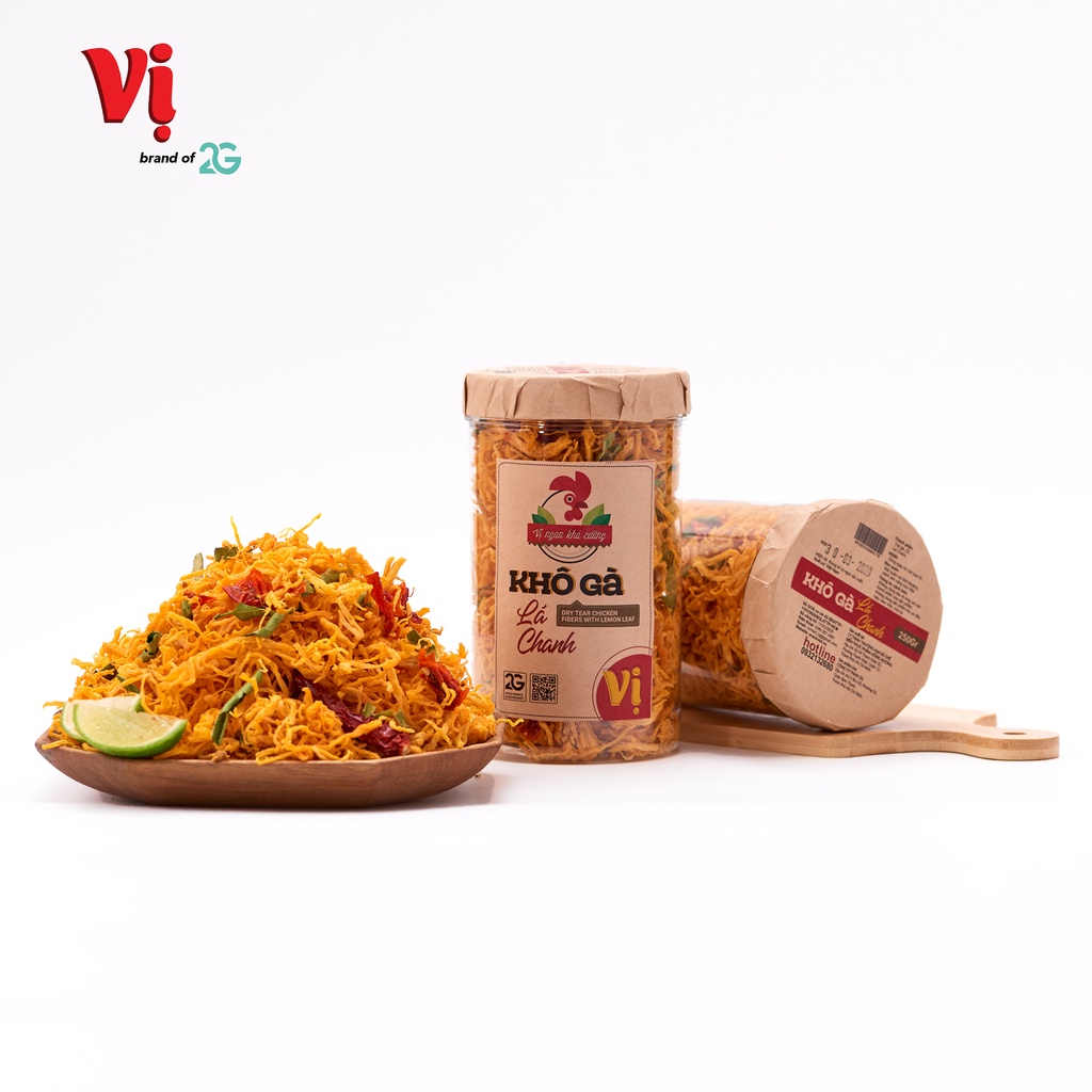 Khô Gà Lá Chanh Vị - Hũ 250g | BigBuy360 - bigbuy360.vn