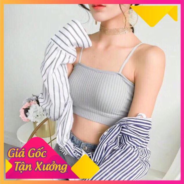 Áo Bra Thun Tăm 2 Dây mã 809 | BigBuy360 - bigbuy360.vn