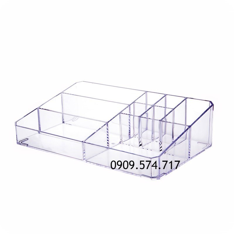 Khay Đựng Mỹ Phẩm Nhiều Ngăn Cỡ Lớn, Loại Dày