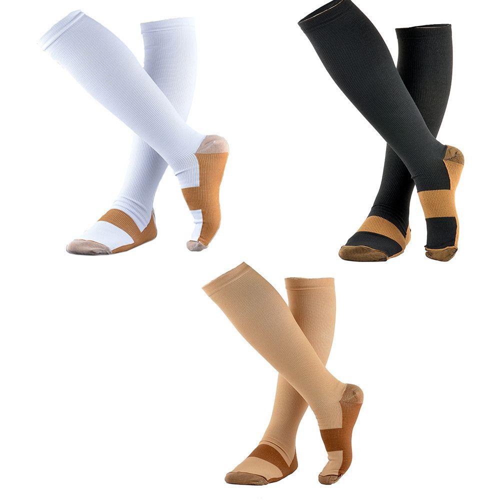 Vớ Nén Nylon Thoáng Khí Thoải Mái Ngăn Ngừa Giãn Tĩnh Mạch Bảo Vệ Mắt Cá Chân Cho Nam