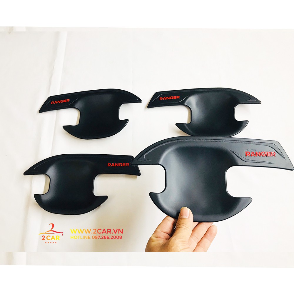 Ốp Hõm Cửa Xe Ford Ranger 2016-2020 nhựa đen