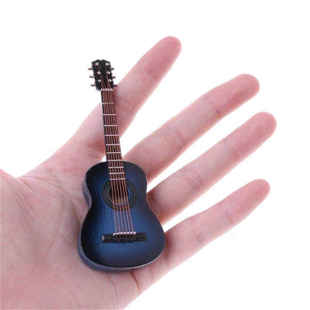 Đồ trang trí Cân Đàn Guitar Mini Có Giá Đỡ Trưng Bày Trang Trí Nhà Búp Bê