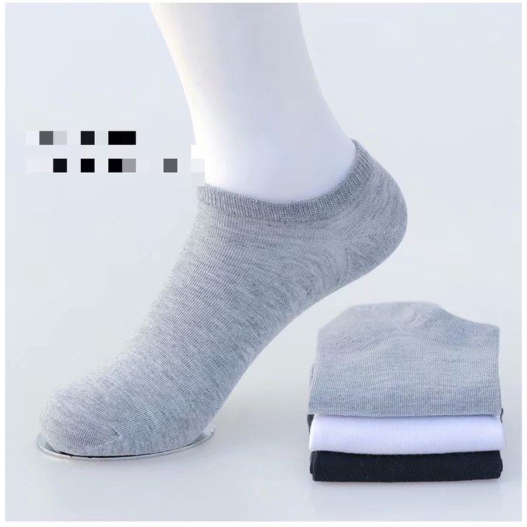 Vớ Nam Nữ Màu Trơn Đơn Giản Thời Trang Hàn Quốc 3 Màu Lựa Chọn