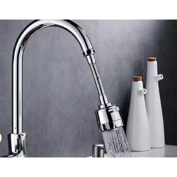Đầu vòi rửa chén bát tăng áp, điều hướng xoay 360 độ, 3 chế độ, tiết kiệm nước, phù hợp với nhiều loại vòi