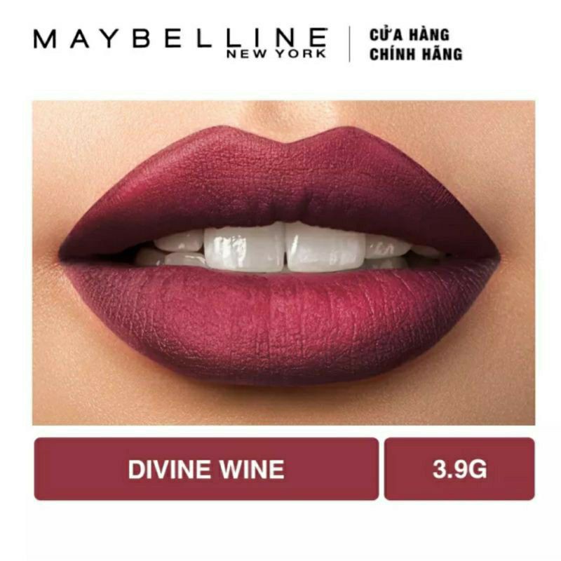 Son thỏi Maybelline Color Sensational Creamy Matte - 695 Devine Wine