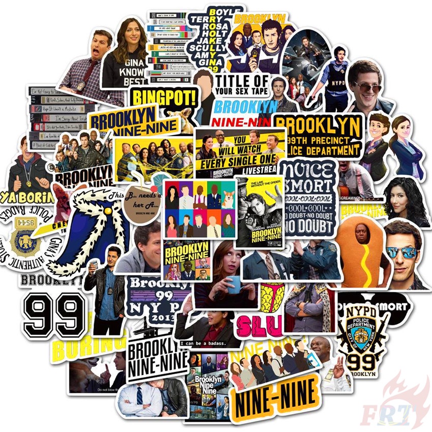 100Pcs/Set ❉ Brooklyn Nine-Nine Stickers ❉ DIY Fashion Luggage Laptop Skateboard Decals Doodle Stickers