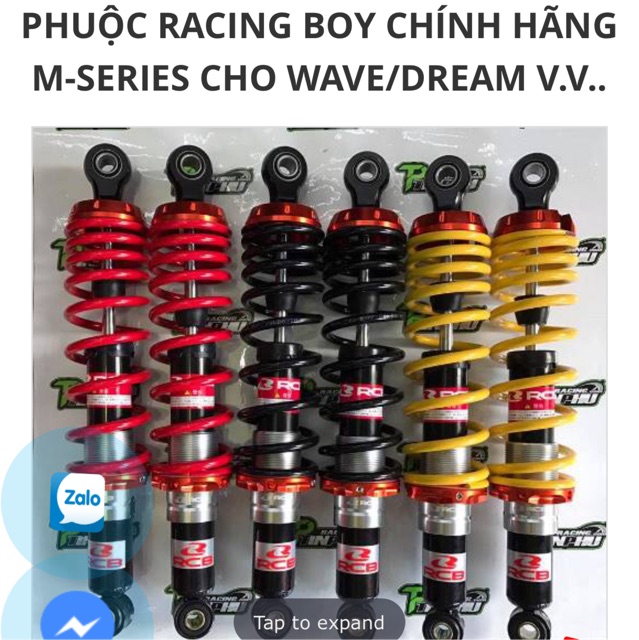 Cặp phuộc racingboy dreams wave chính hãng