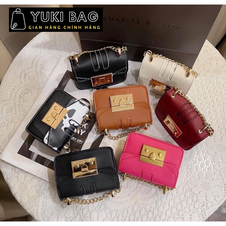 Túi xách nữ mini đeo chéo Yuki Bags, nhỏ gọn tiện lợi ,chất da cao cấp , phong cách hàn quốc size 12cm YB024
