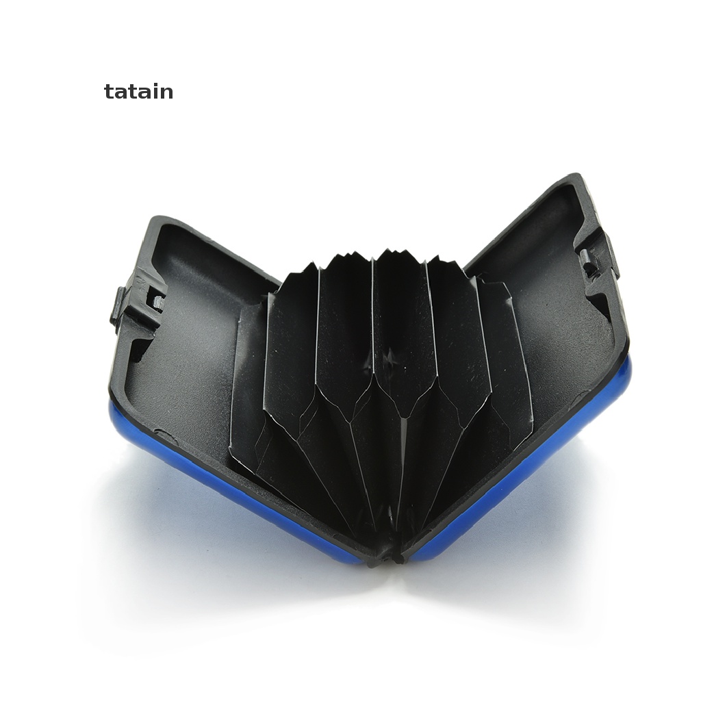 [TAT] Blocking Hard Case Wallet Credit Card Anti-RFID Scanning Protect Holder CVX