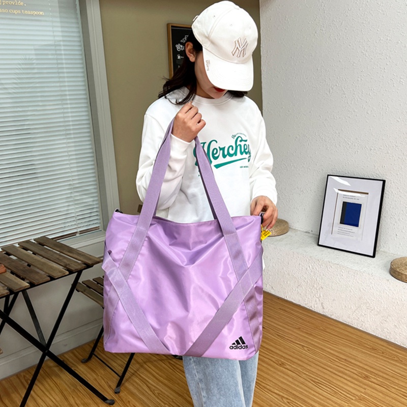 Túi Tote Adidas Vải Nylon Túi Nách Công Suất Lớn Trang Chủ Mua Sắm