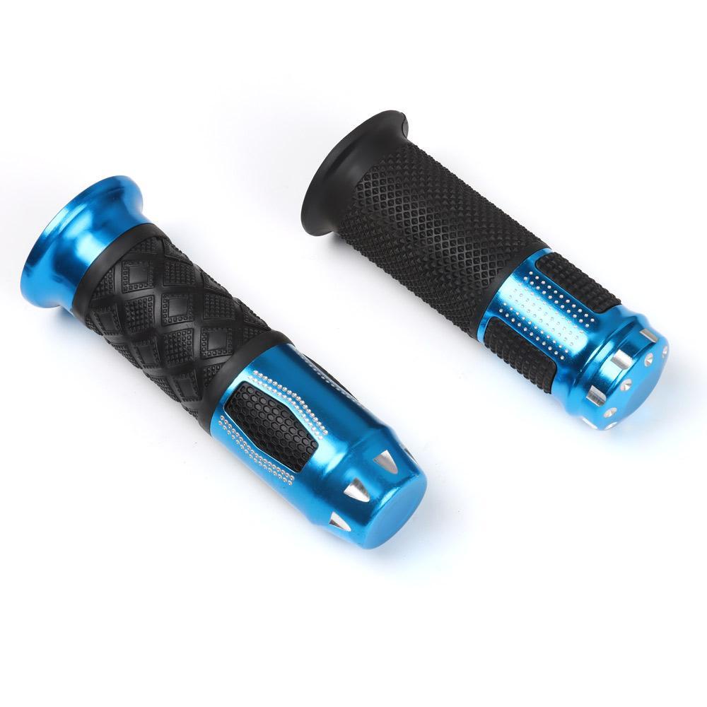 1 Cặp Tay Ga 3 Dây Xoắn Màu Xanh Dương Heceh