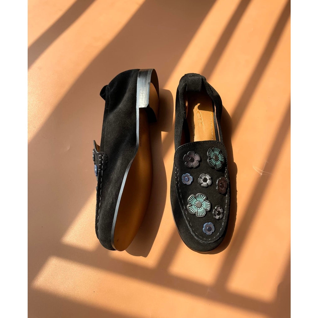 Giày Coach loafer Hoa Trà - hàng chính hãng